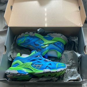 BRAND NEW BALENCIAGA TRACK RUNNERS BLUE/GREEN ‼️‼️